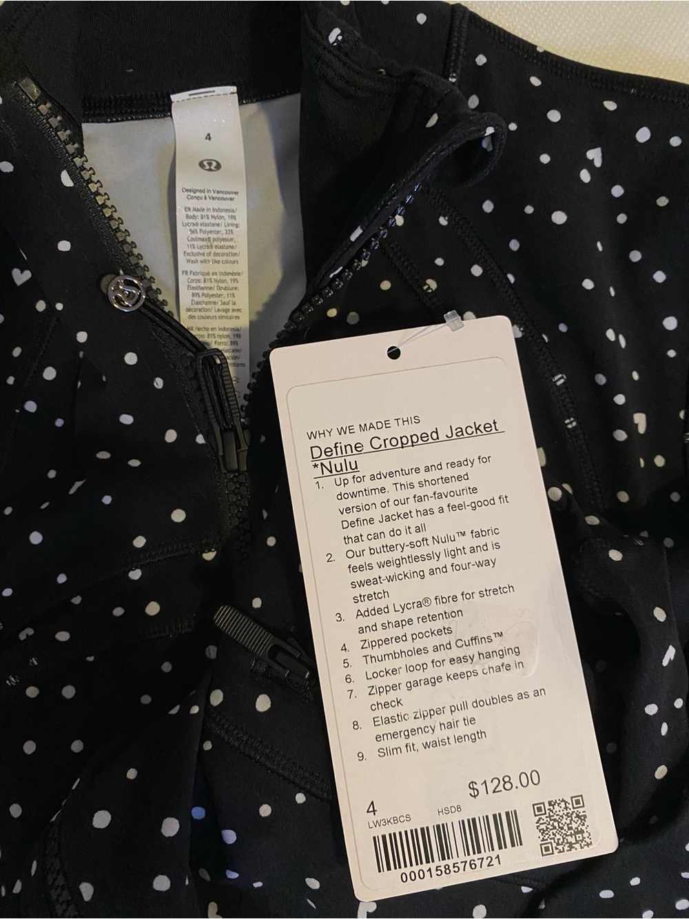 Lululemon Define cropped jacket heart scatter - Picture 6 of 9